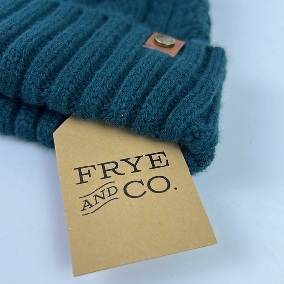 Frye and Co. Cable Knit Pom Pom Beanie - Picture 2 of 6